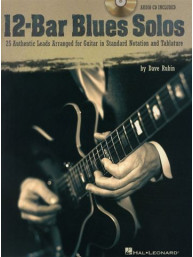 12-Bar Blues Solos (noty, kytarová tabulatura) (+audio)