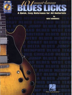 101 Must-Know Blues Licks (noty, tabulatury, kytara) (+audio)