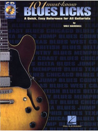 101 Must-Know Blues Licks (noty, tabulatury, kytara) (+audio)