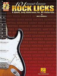 101 Must Know Rock Licks (noty, tabulatury, kytara) (+audio)