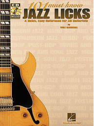 101 Must Know Jazz Licks (noty, tabulatury na kytaru) (+audio)