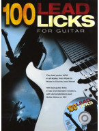 Alan Warner: 100 Lead Licks For Guitar (noty, tabulatury, kytara) (+audio)