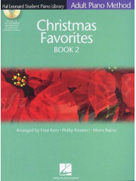 Hal Leonard Student Piano Library: Adult Piano Method - Christmas Favorites Book 2 (noty, sólo klavír) (+audio)