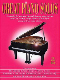Great Piano Solos - The Show Book (noty, sólo klavír)