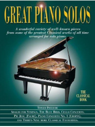 Great Piano Solos - The Classical Book (noty, sólo klavír)