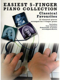 Easiest 5-Finger Piano Collection: Classical Favourites (noty na pětiprstý klavír)