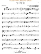 The Sound Of Music - Instrumental Solos (noty, tenorsaxofon)