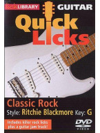 Lick Library: Quick Licks - Ritchie Blackmore Classic Rock (video škola hry na kytaru)