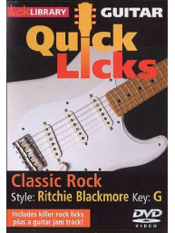 Lick Library: Quick Licks - Ritchie Blackmore Classic Rock (video škola hry na kytaru)