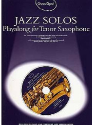 Guest Spot: Jazz Solos Playalong For Tenor Saxophone (noty, tenorsaxofon) (+audio)
