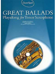 Guest Spot: Great Ballads Playalong For Tenor Saxophone (noty, tenorsaxofon) (+audio)