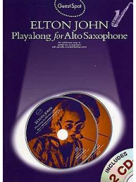 Guest Spot: Elton John Playalong For Alto Saxophone (noty, saxofon, altsaxofon) (+audio)