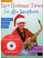Easy Christmas Tunes For Alto Saxophone (noty, altsaxofon, klavír)