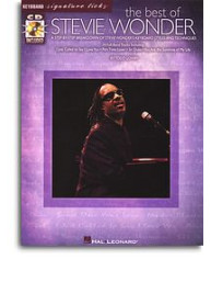 Keyboard Signature Licks: The Best Of Stevie Wonder (noty, akordy, texty, klavír, kytara, zpěv) (+audio)