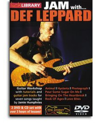 Lick Library: Jam With Def Leppard (DVD & CD) (video škola hry na kytaru)