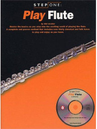 Step One: Play Flute (noty, příčná flétna) (+audio)