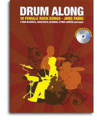 Drum Along - 10 Female Rock Songs (noty, bicí) (+audio)