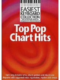Easiest Keyboard Collection: Top Pop Chart Hits (noty, akordy, texty)