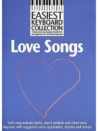 Easiest Keyboard Collection: Love Songs (noty, akordy, texty)