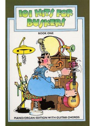 101 Hits For Buskers Book 1 (noty, melodická linka & texty, s akordovými značkami)