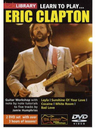 Lick Library: Learn To Play Eric Clapton (video škola hry na kytaru)