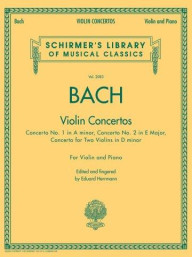 J.S. Bach: Violin Concertos (noty, housle, klavír)