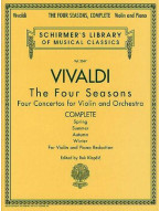 Antonio Vivaldi: The Four Seasons - Complete Edition (noty, housle, klavír) - Čtvero ročních období