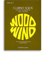 Clarinet Solos Volume 1 (noty, klarinet, klavír)