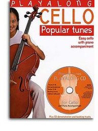 Playalong Cello: Popular Tunes (noty na violoncello, klavír)