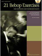21 Bebop Exercises For Vocalists And Instrumentalists (noty, vokál a nástroje v basovém klíči) (+audio)
