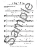 The Easy Keyboard Library: James Bond (noty, melodická linka, akordy)