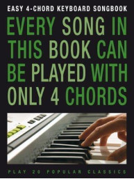 Easy 4-Chord Keyboard Songbook: Popular Classics (noty, keyboard)