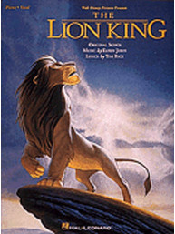 Elton John: The Lion King (Lví král) - Vocal Selections (noty, akordy, texty, klavír, kytara, zpěv)