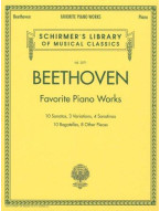 Ludwig Van Beethoven: Favourite Piano Works (noty, sólo klavír)