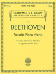 Ludwig Van Beethoven: Favourite Piano Works (noty, sólo klavír)