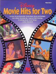 Disney Movie Hits For Two (noty, čtyřruční klavír)