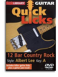 Lick Library: Quick Licks - Albert Lee 12 Bar Country Rock (video škola hry na kytaru)