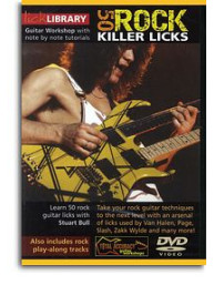 Lick Library: 50 Killer Rock Licks (video škola hry na kytaru)