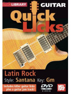 Lick Library: Guitar Quick Licks - Carlos Santana - Latin Rock (video škola hry na kytaru)