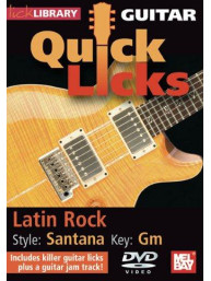 Lick Library: Guitar Quick Licks - Carlos Santana - Latin Rock (video škola hry na kytaru)