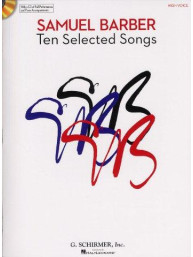 Samuel Barber: Ten Selected Songs - High Voice (noty, vysoký hlas, klavír (+audio)