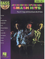 Bass Play Along 10: Jimi Hendrix Smash Hits (noty, tabulatury na baskytaru) (+audio)