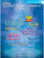 Disney Contemporary Songs For Low Voice (noty, hluboký hlas, klavír) (+audio)