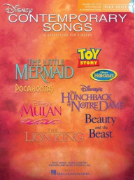 Disney Contemporary Songs For High Voice (noty, vysoký hlas, klavír)