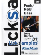 Jerry Barnes: Funk/R&B Bass Lick Samples (video škola hry na baskytaru)