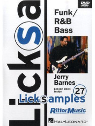 Jerry Barnes: Funk/R&B Bass Lick Samples (video škola hry na baskytaru)