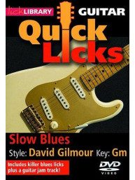 Lick Library: Quick Licks - Slow Blues David Gilmour (video škola hry na kytaru)
