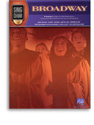 Sing With The Choir Volume 2 : Broadway (noty, sborový zpěv SATB) (+audio)