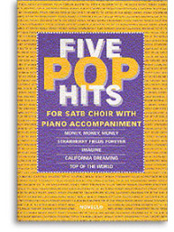 Novello Youth Chorals: Five Pop Hits (noty, zpěv, hlasy SATB)