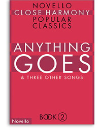 Novello Close Harmony Book 2: Anything Goes (noty, zpěv, alt, tenor, baryton, bas)